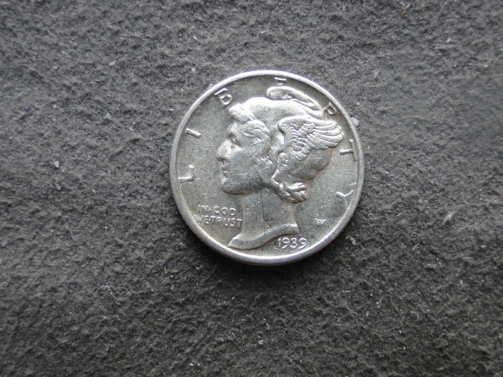 1939 Mercury Dime  26-1490