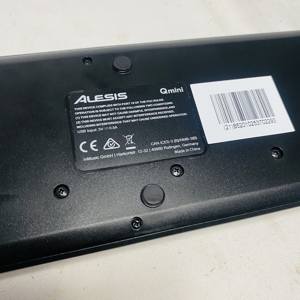 Alesis QMini Compact 32-Key USB MIDI Controller Tested In Box