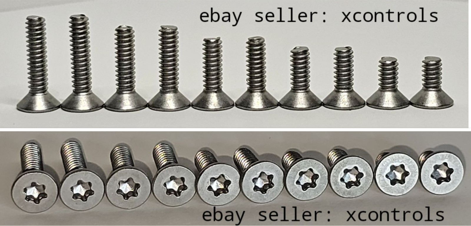 "THE BEST" 4-40 S/S Optic screws for ZEV, MAC 9 DS, BROWNELLS Slides and more.