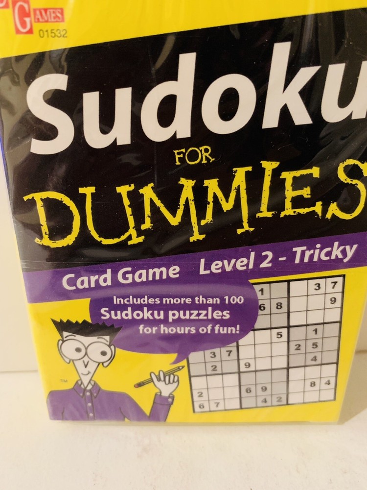 Sudoku for Dummies Card Game *Level 2 - Tricky*
