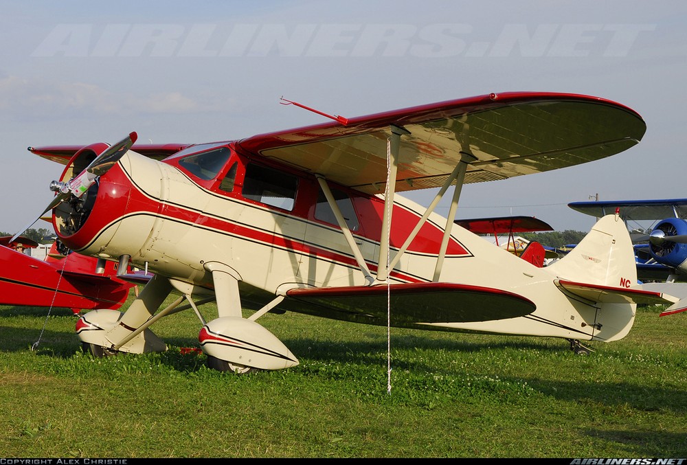Scale WACO E Cabin Biplane 52" Giant Scale RC AIrplane Printed Plans