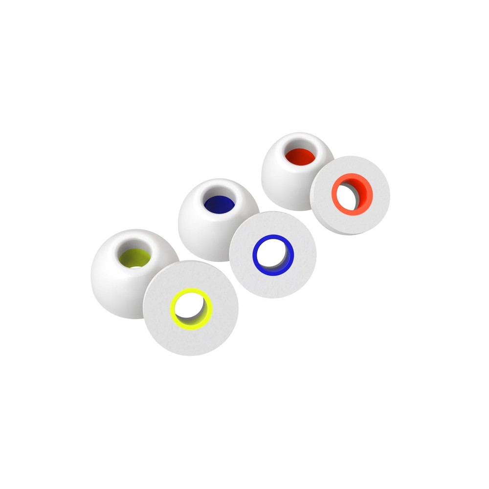 Status Audio Memory Foam Replacement Earbud Tips - for Between Bone (White)