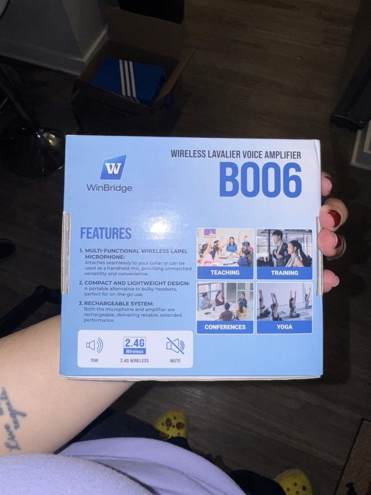 WinBridge B006 Wireless Lavalier Voice Amplifier