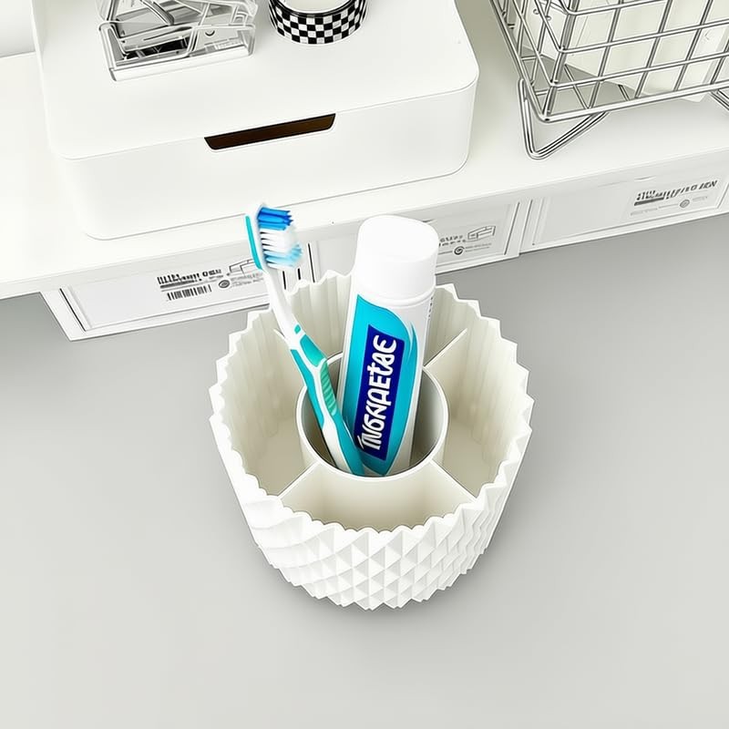 Rotating Toothbrush Holders, Multi-Functional Toothbrush and Toothpaste
