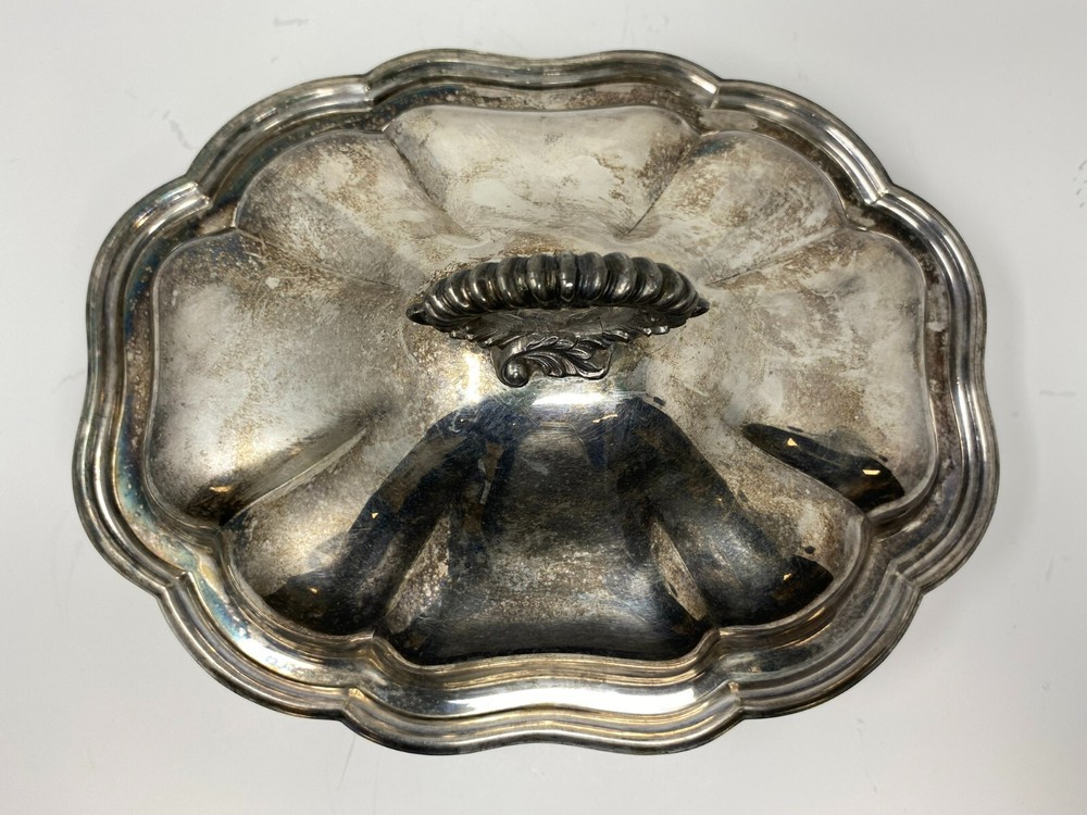 Sheffield Entree Dish with Lid from 1930s
