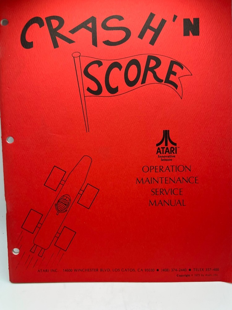 ATARI: Arcade game Manuals Collection from distributors library YOUR CHOICE
