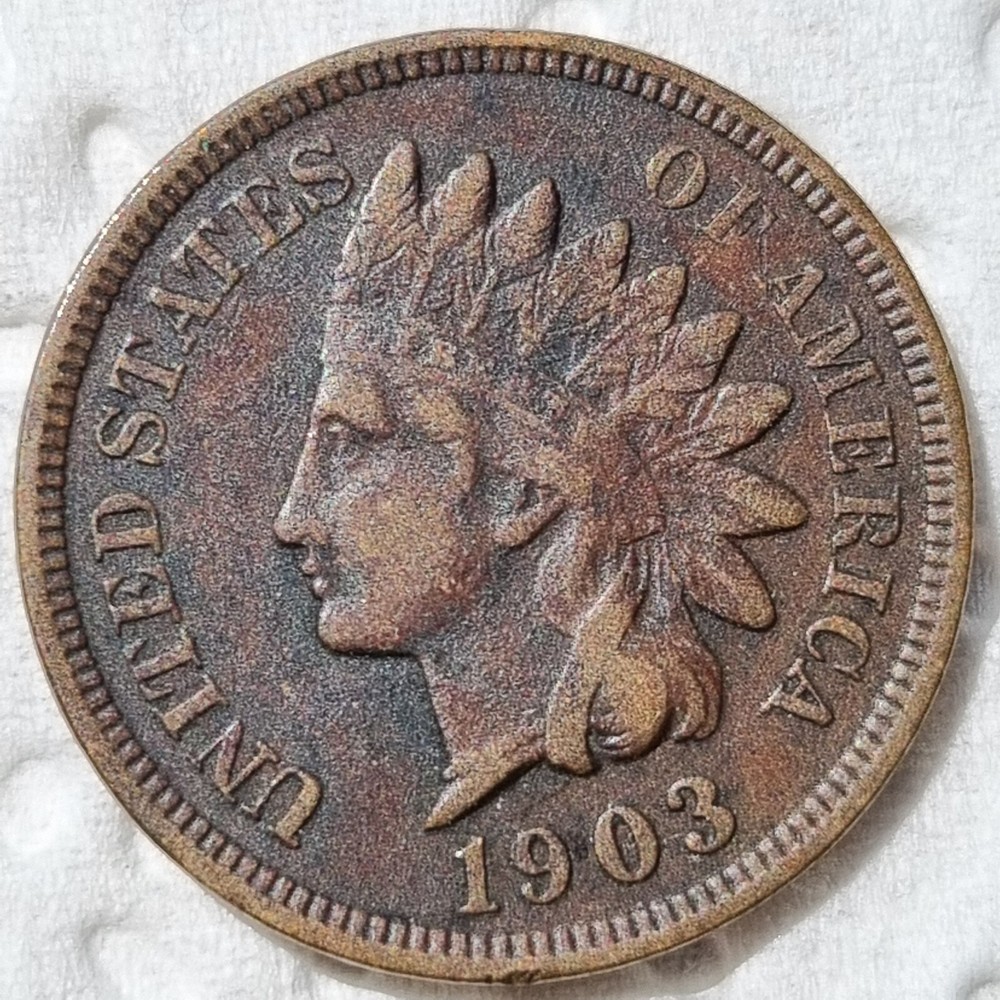 1903 Indian Head Cent 1c Better Grade #91870
