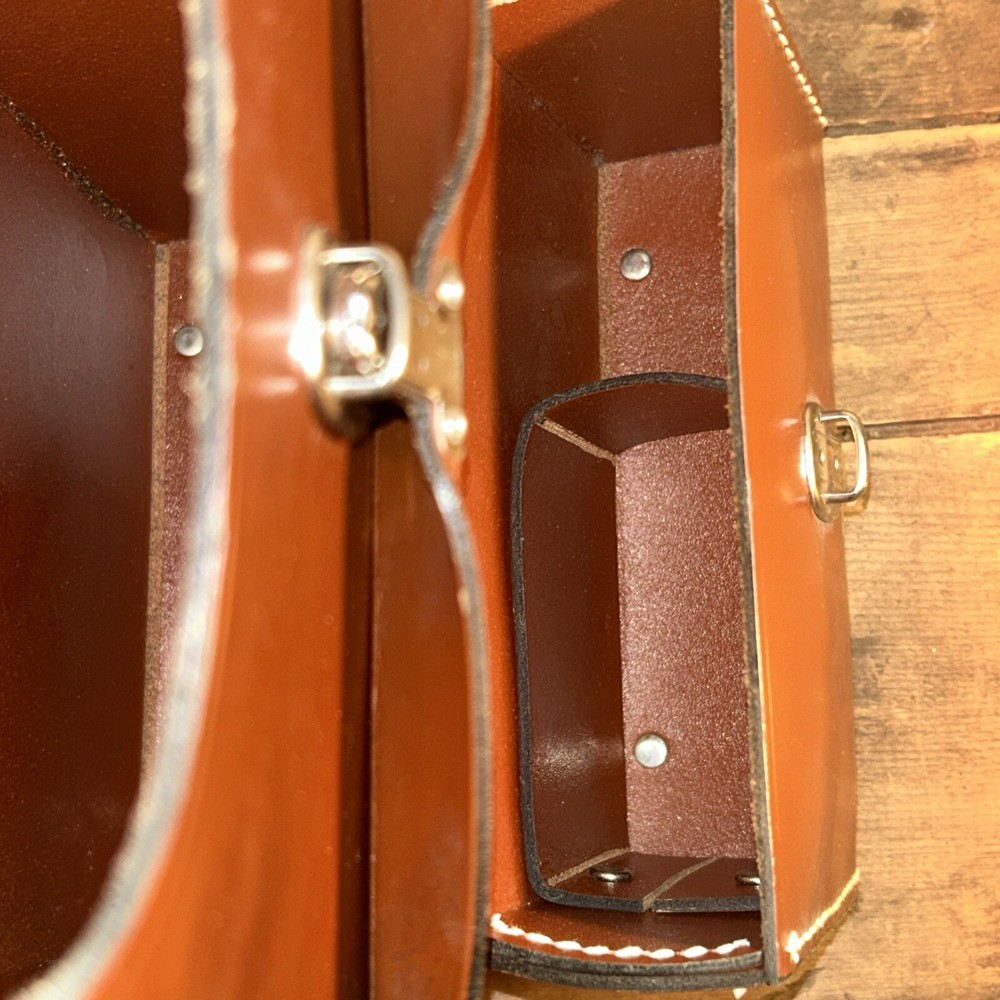 Panametrics Leather Hard CASE carrying case for Electronics (CASE ONLY)