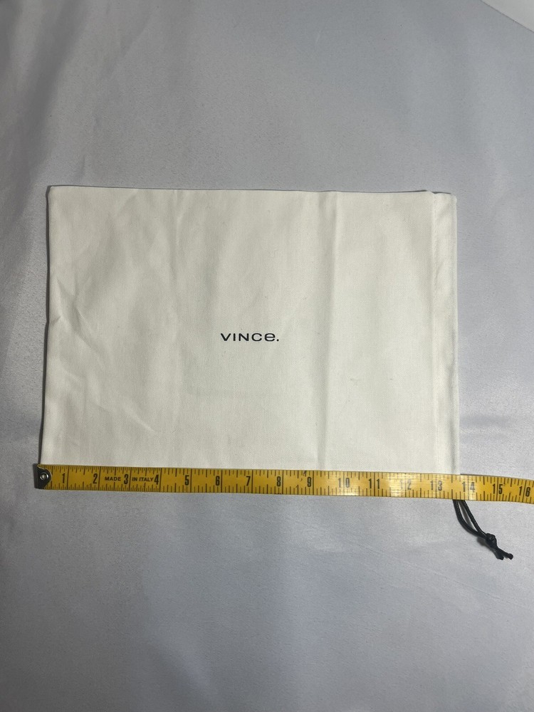 Vince Brown Empty Shoe 12x5.5x4” ” Box Drawstring Dust Bag Logo Tissue Inserts