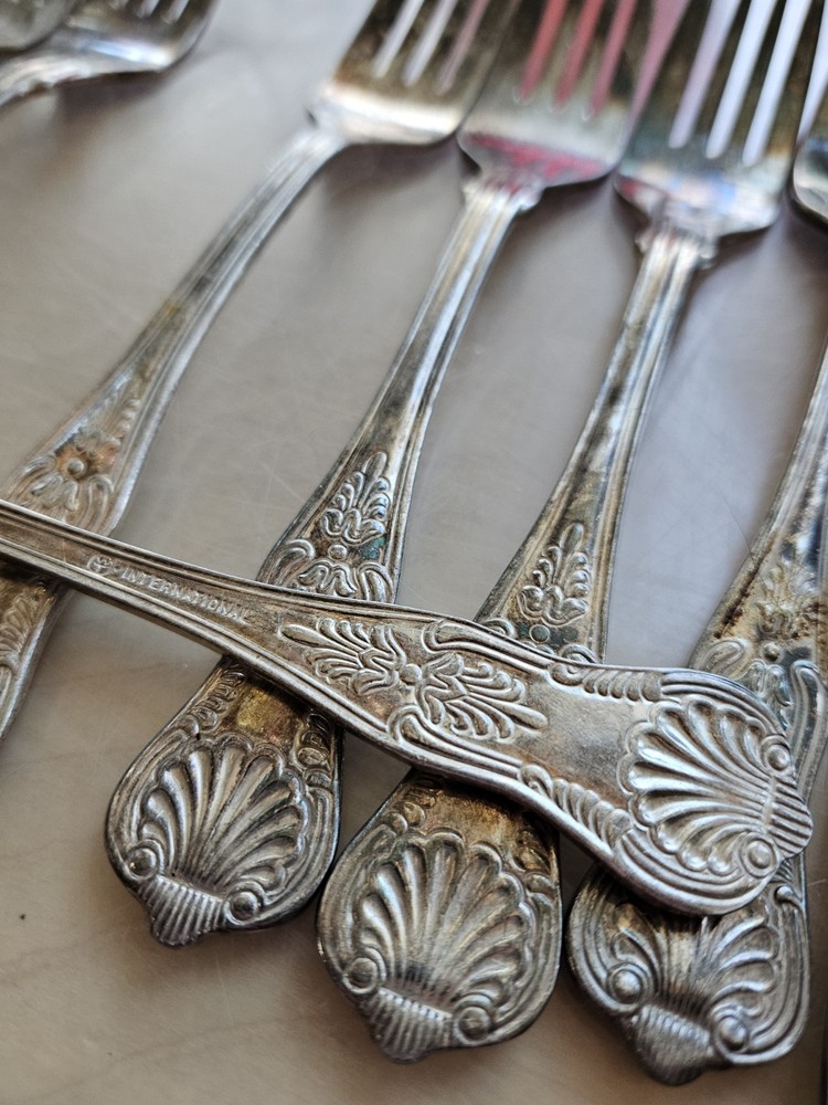 International Silver Co. Kings Pattern Silver Plated 18 Piece