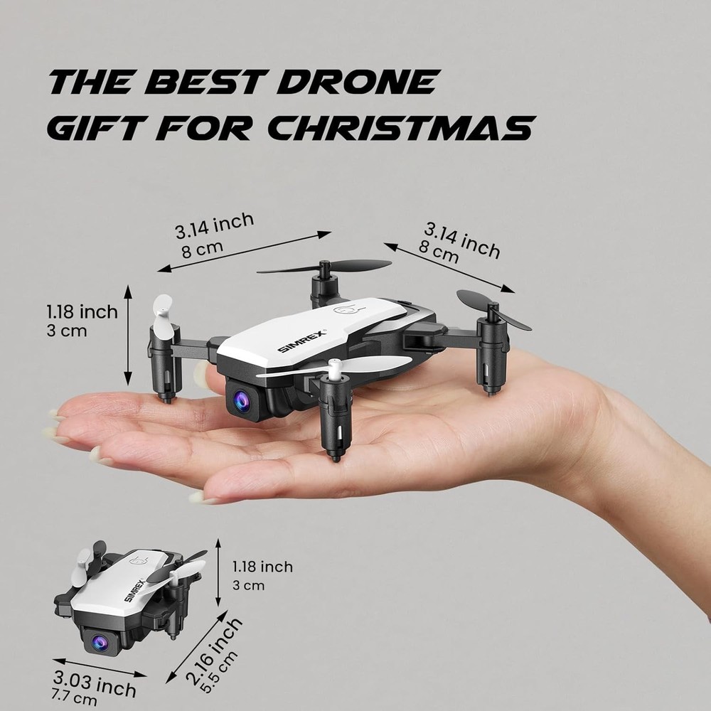 SIMREX X300C Mini Drone w/ 720P HD Camera Complete