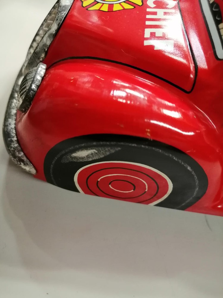 Okayasu Comic Fire Engine Tinplate