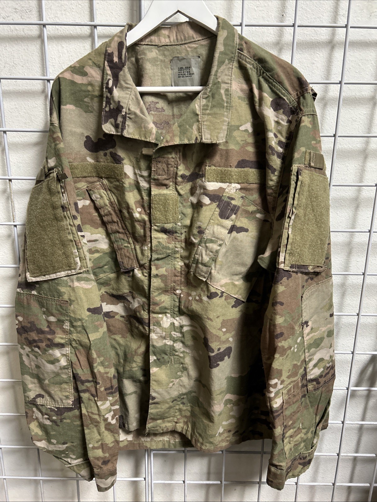 Army Combat Jacket Multicam Flame Resistant Uniform Coat Large Regular NWT
