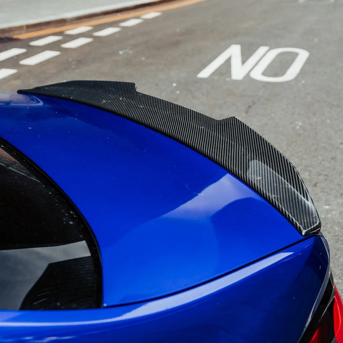 Duckbill Trunk Spoiler PSM Carbon Look For 17-23 BMW G30 530i 540i M550i F90 M5