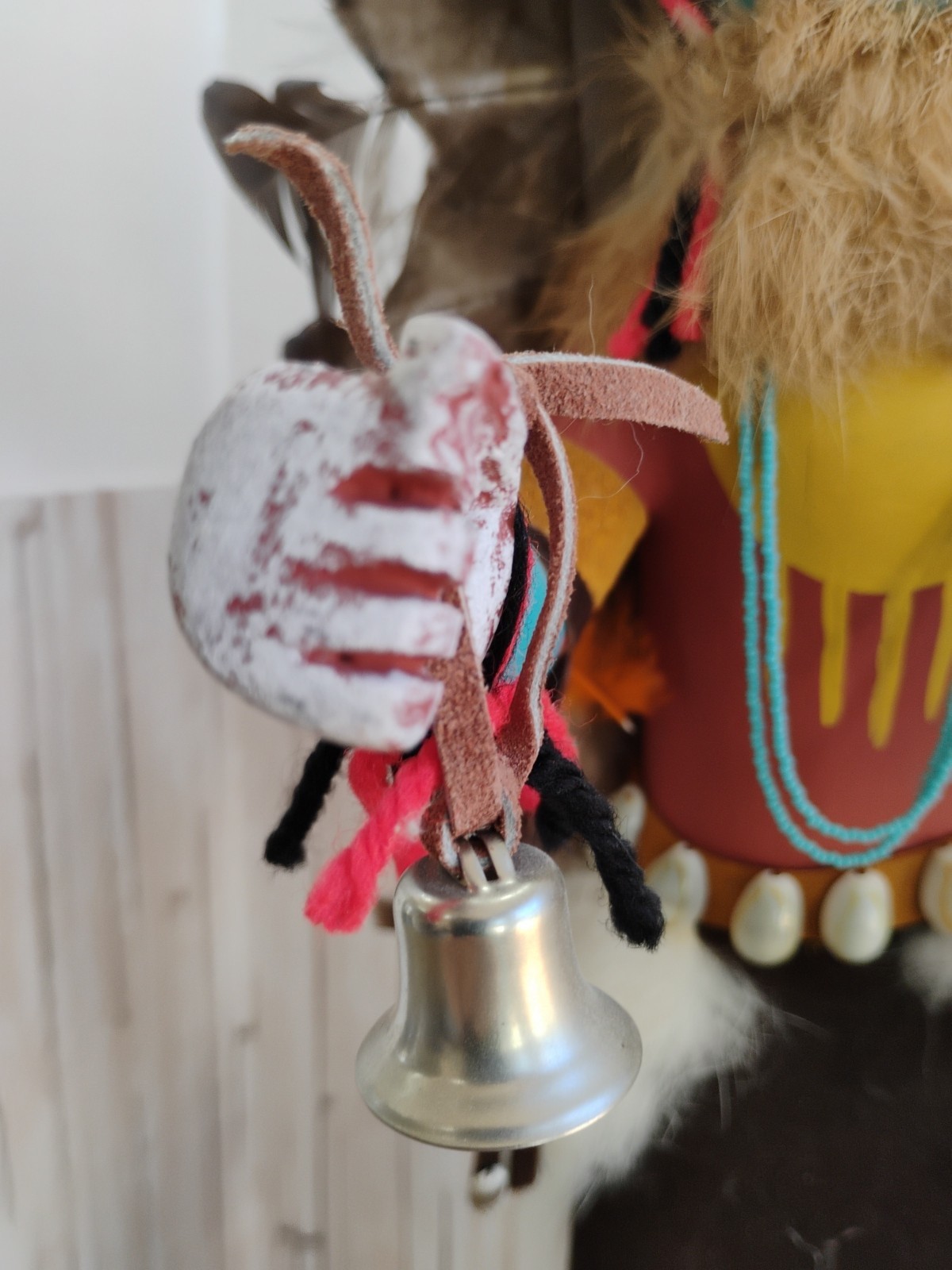 Vintage Large Navajo Kachina Doll Chasing Star Signed By Artist I McB