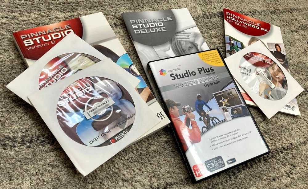 Pinnacle Systems Studio 8, Hollywood FX and Studio Plus Titanium Upgrade