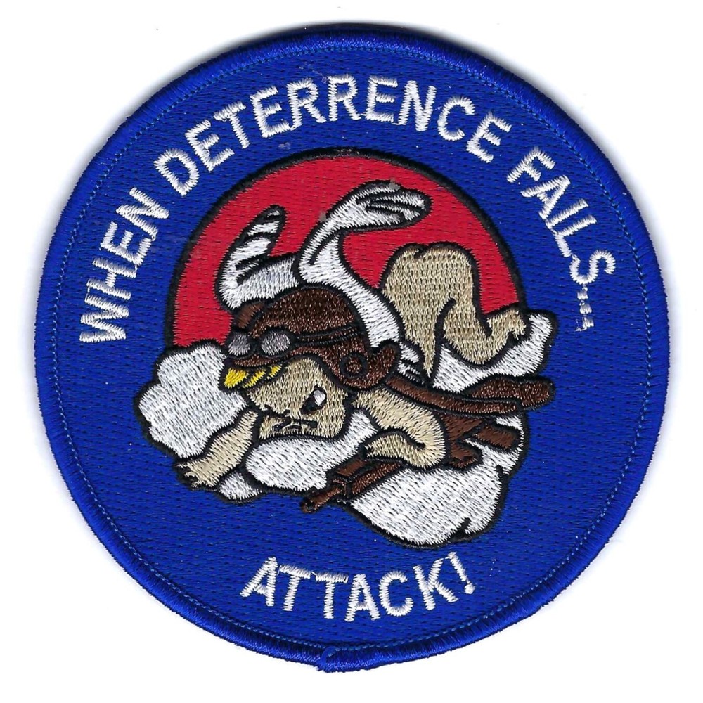 303rd FIGHTER SQUADRON "WHEN DETERRENCE FAILS....ATTACK! HERETIGE patch