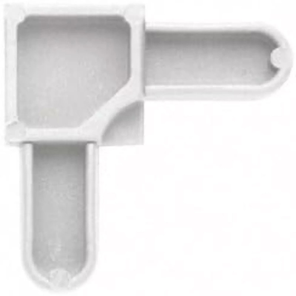 Plastic Mobile Home Window White Screen Frame Corners (20 Pack) Replacement Part