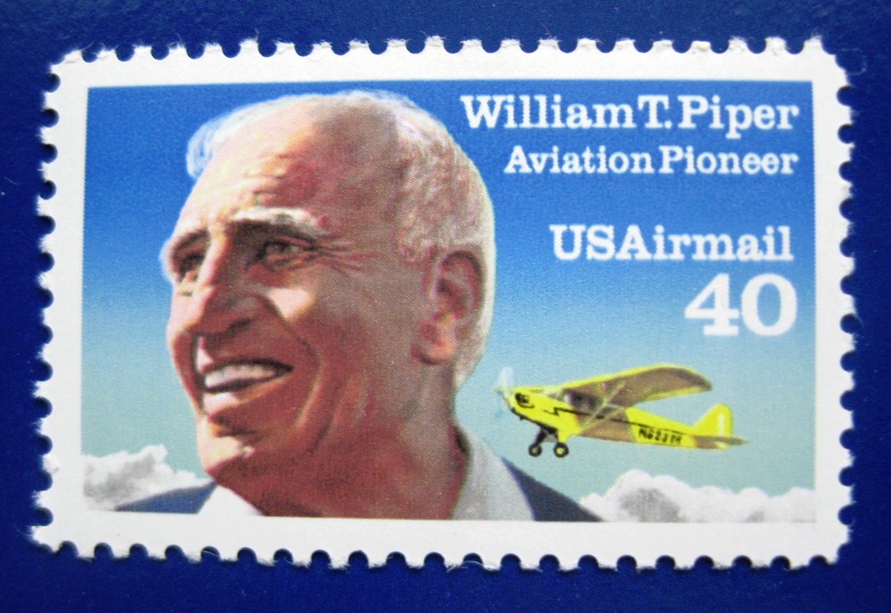Sc # C129 ~ 40 cent William T. Piper Issue (cg18)
