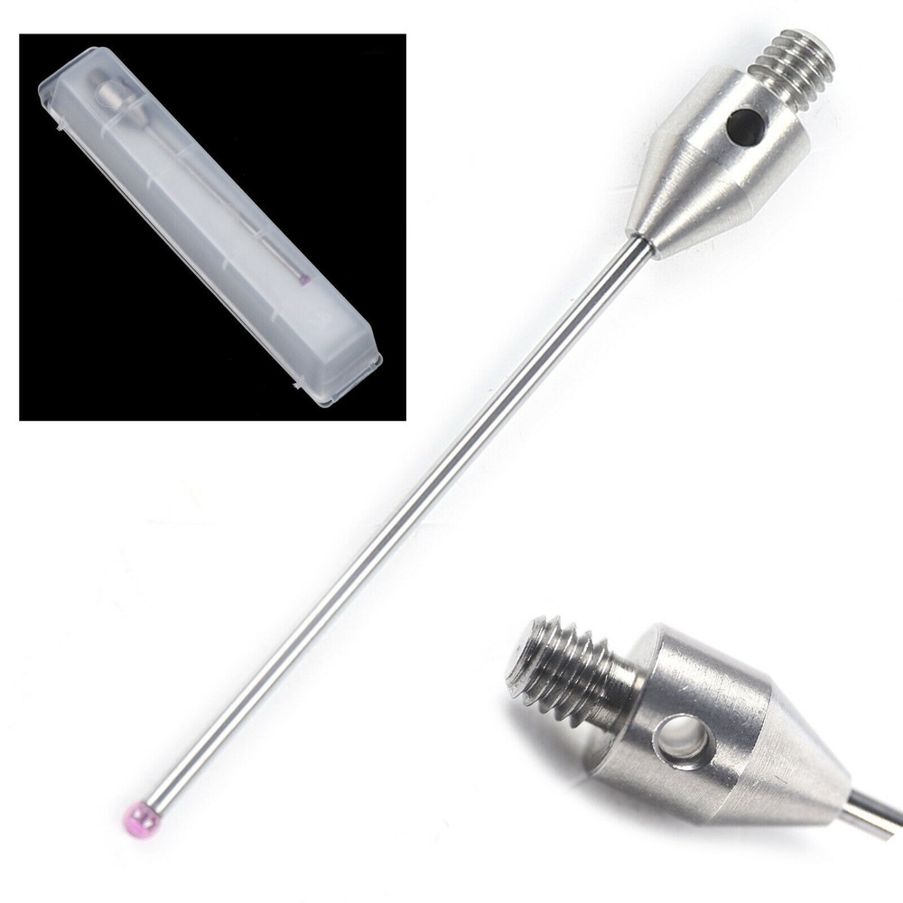 Cmm Touch Probe Stylus Ceramic Stem M4 Thread 2mm Ruby Tip 50mm Long A-5003-4797