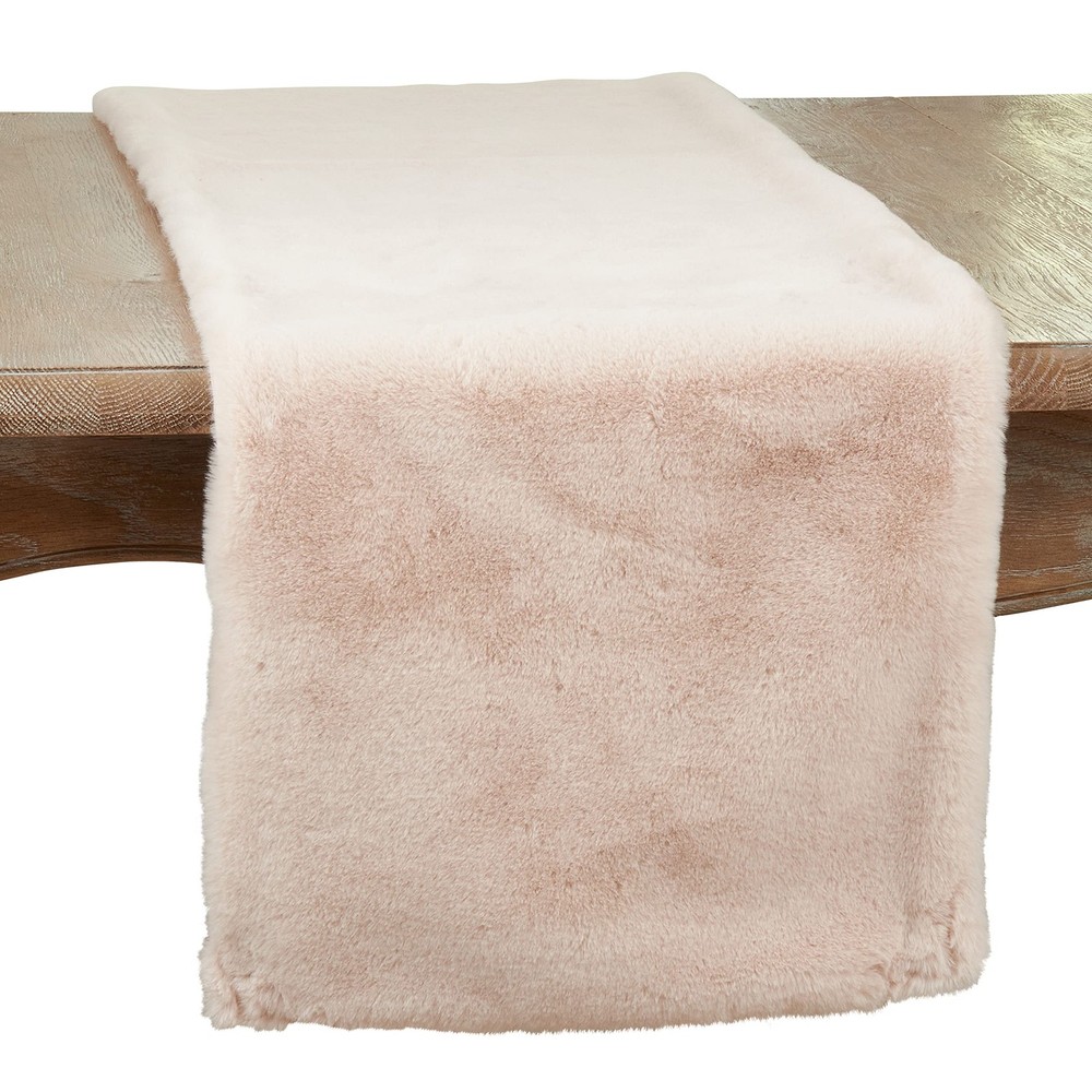 Faux Fur Rabbit Table Runner