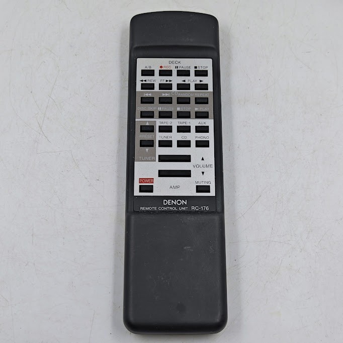 Denon RC-176 Remote Control - Working, No Accessories