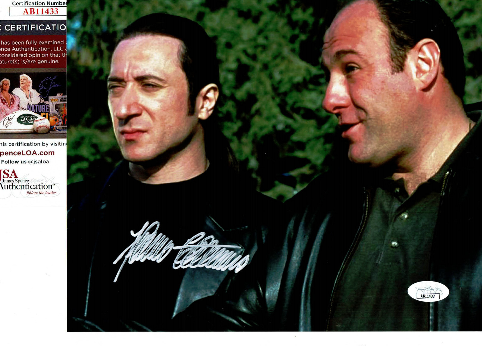 SOPRANOS Federico  (Furio) autographed 8x10 photo with Tony JSA Certified