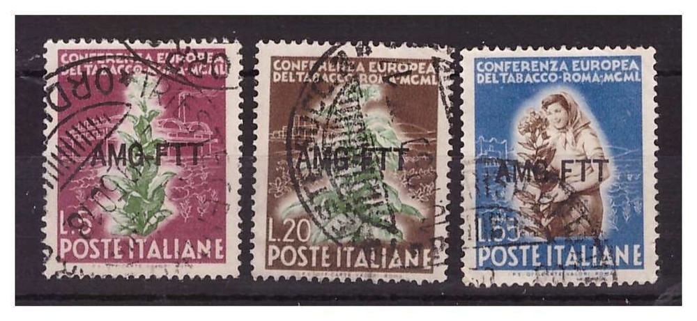 Trieste A - 1950 Tobacco Series Used