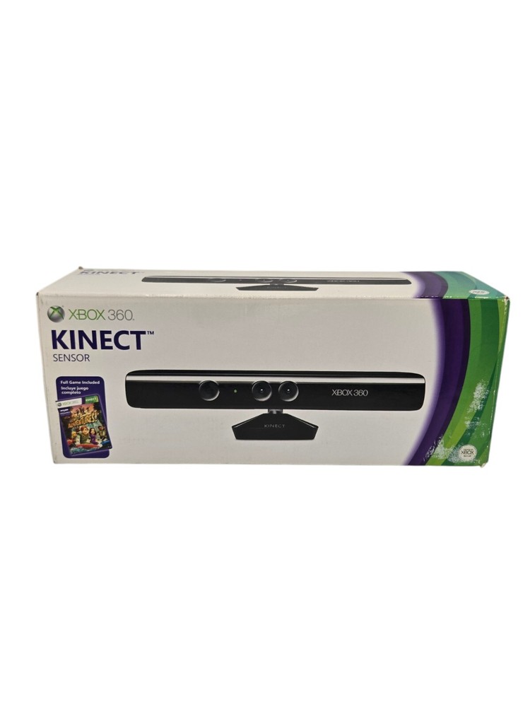 Kinect Sensor Camera With Box and Kinect Adventures Game (NEW) Bundle