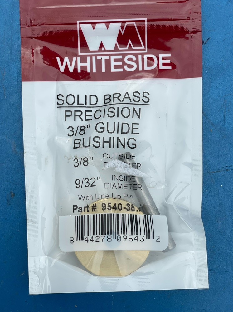 Whiteside Precision 3/8" OD Template Guide Bushing -Model 9540-38N