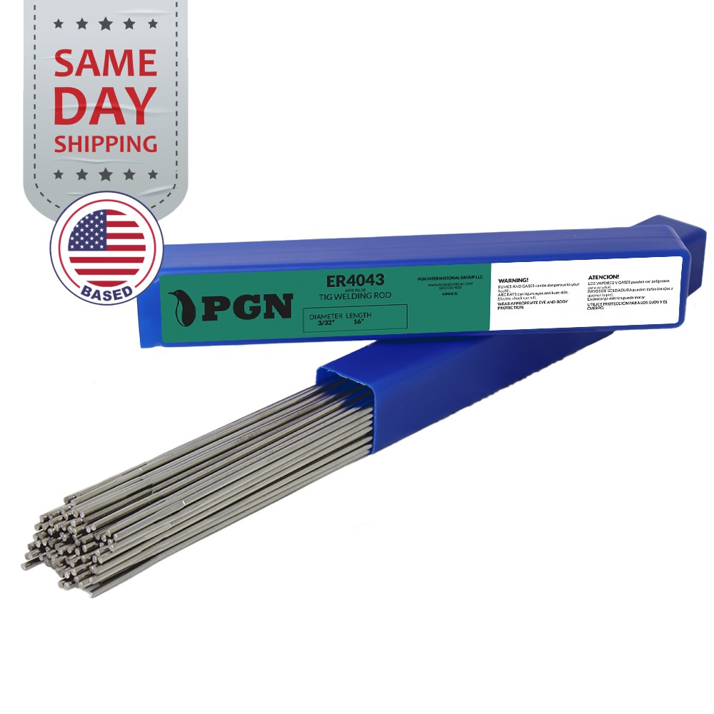 ER4043 1-lb 3/32" x 16" Aluminum Welding Rod - TIG Filler Rod, TIG Rod