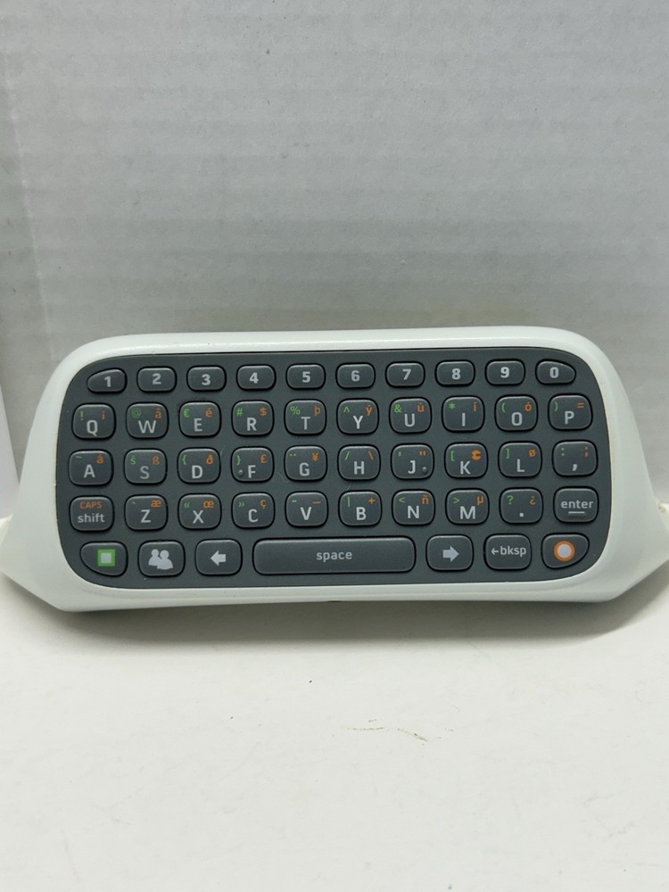 Microsoft Xbox 360 Chatpad White English QWERTY Controller Keyboard