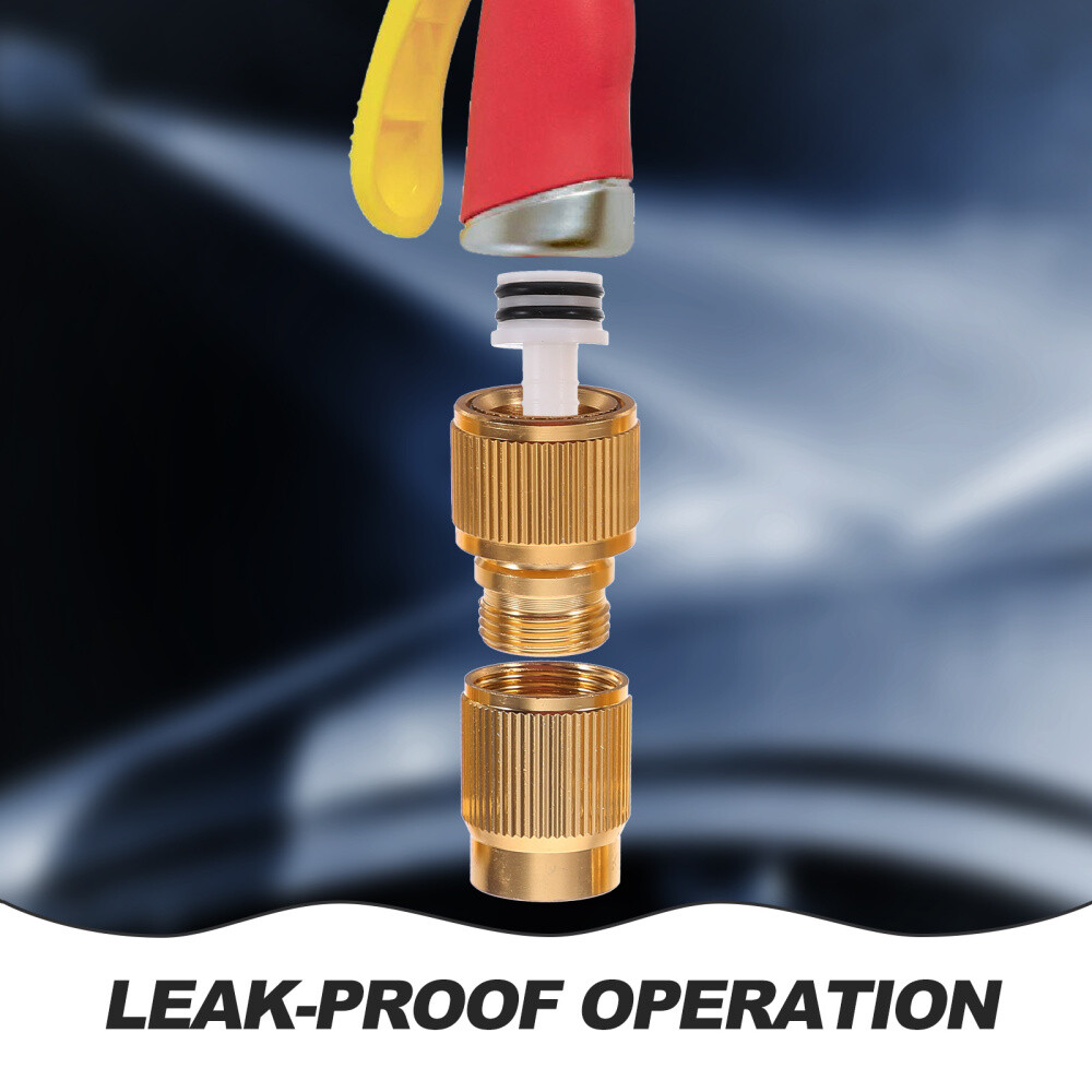 2-Pack End Connectors for Expanding Garden Hose