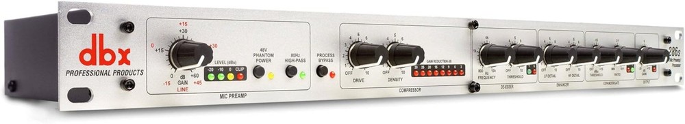 Versatile 286s Channel Strip Processor with Enhancer, Compression & XLR Input