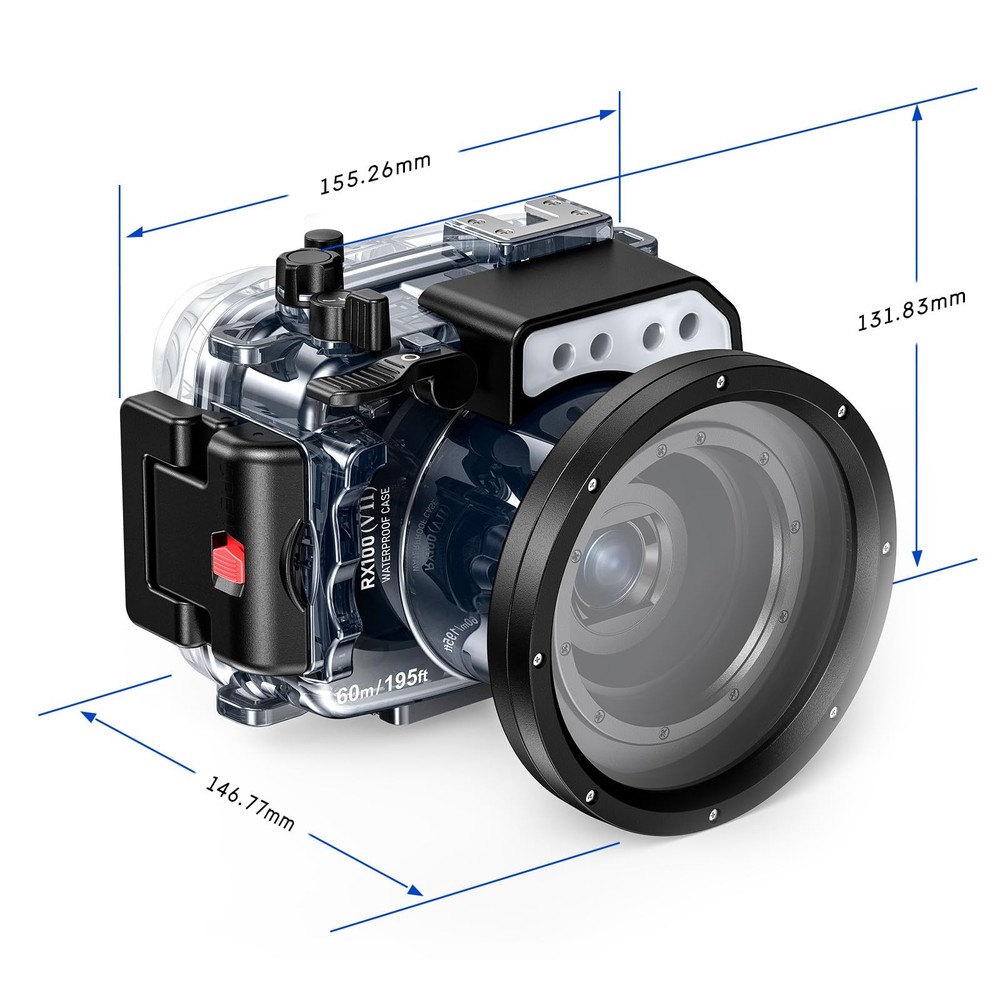Underwater Camera Housing Compatible with Sony RX10