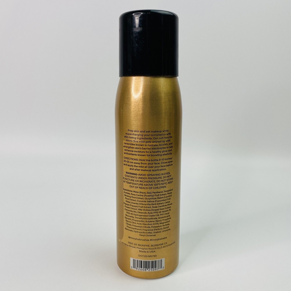 Morphe Continuous Prep & Set Mist + Makeup Prep & Setting Spray 2.8 Oz NEW