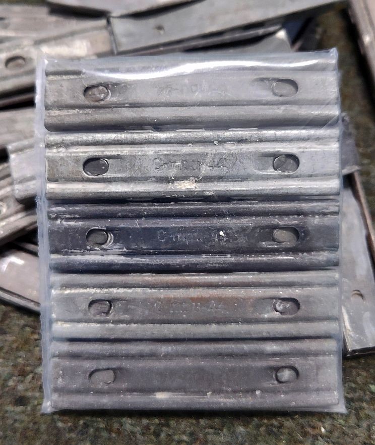 Scarce WWII German 1944 Dated (C-mpu-44) K98 Mauser Stripper Clips, Lot of 5