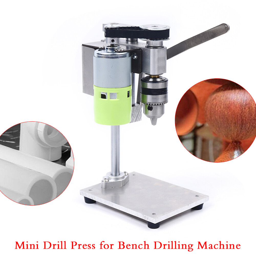 Mini Electric Drill Press with Variable Speed for Workbench Use