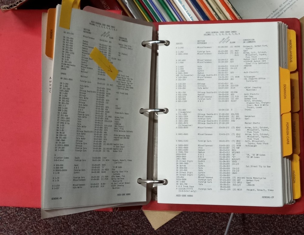 🔥 🔥 🔥 Locksmith Ledger Reed Code Books Volume 1-9 🔥🔥🔥