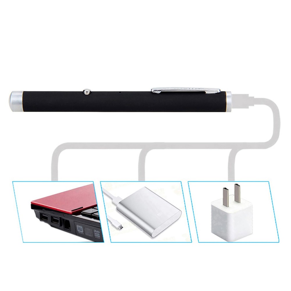 Presenter USB Rechargeable Presentation Clicker for Teaching Lectures Sandbox...