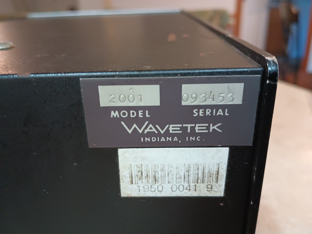 Wavetek Model 2001 Sweep Signal Generator, Powers On - Untested