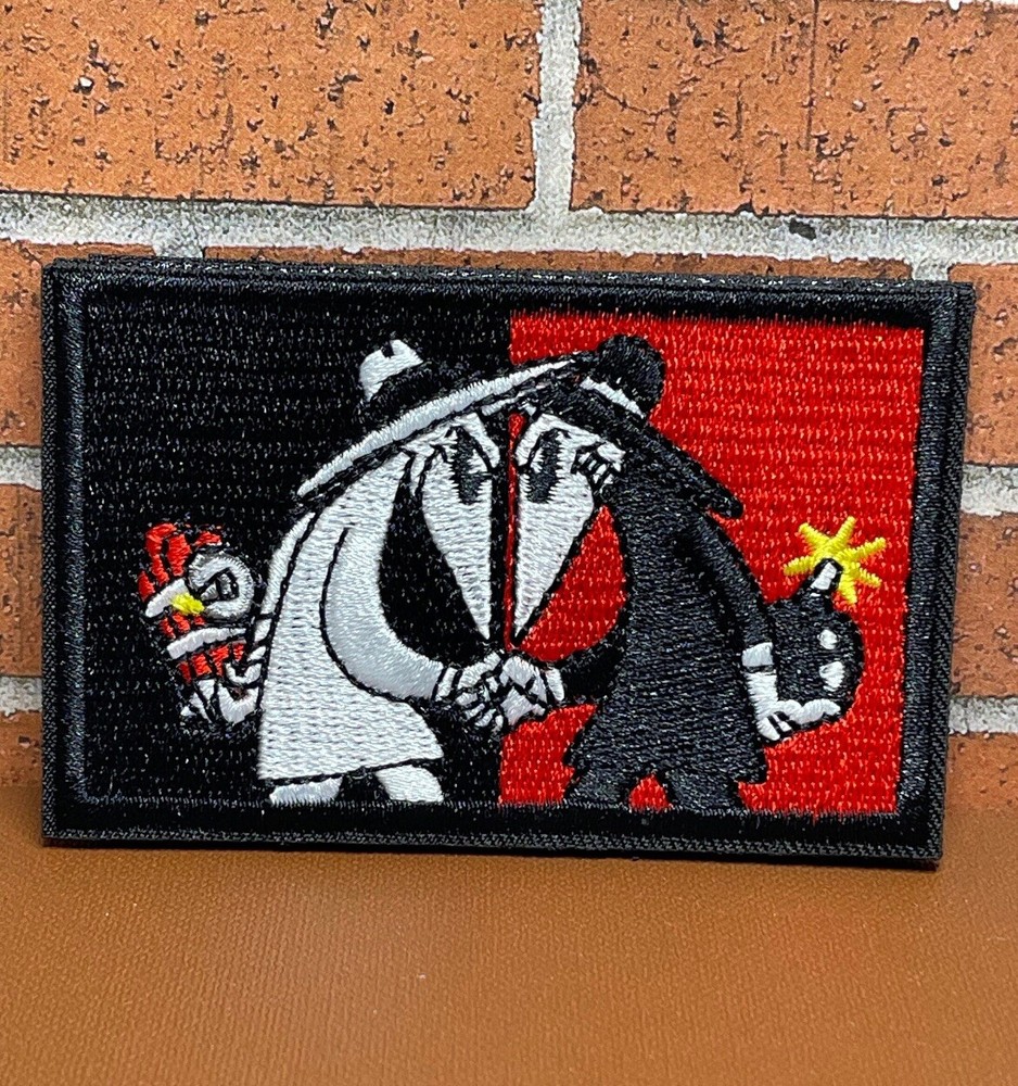 Spy VS Spy Tactical Gun Patch, Classic Video Game Morale Patch Hook Backed