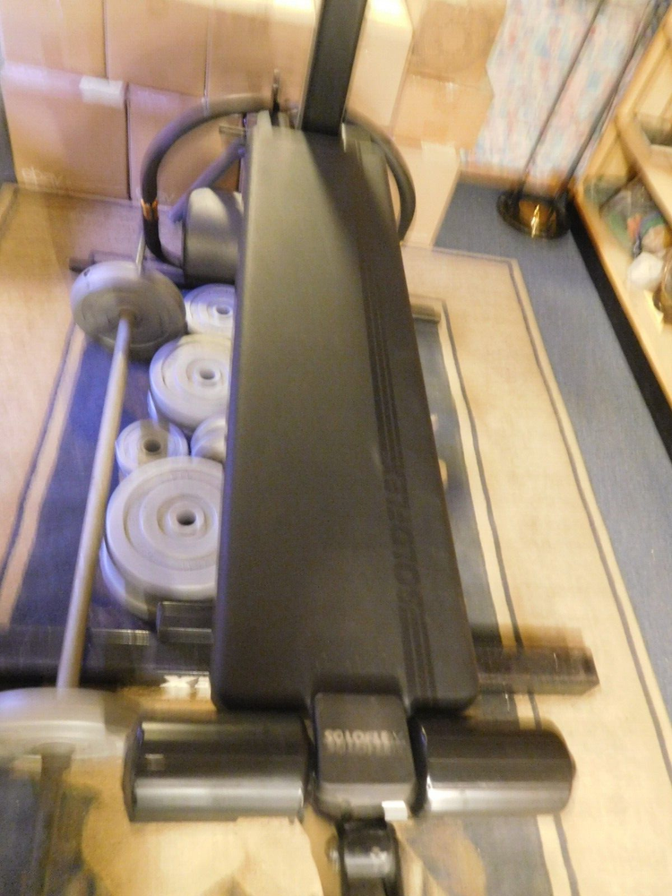 Classic Soloflex in Nice Condition Leg/Pull-Up 13 Bands & Additional Weight Set