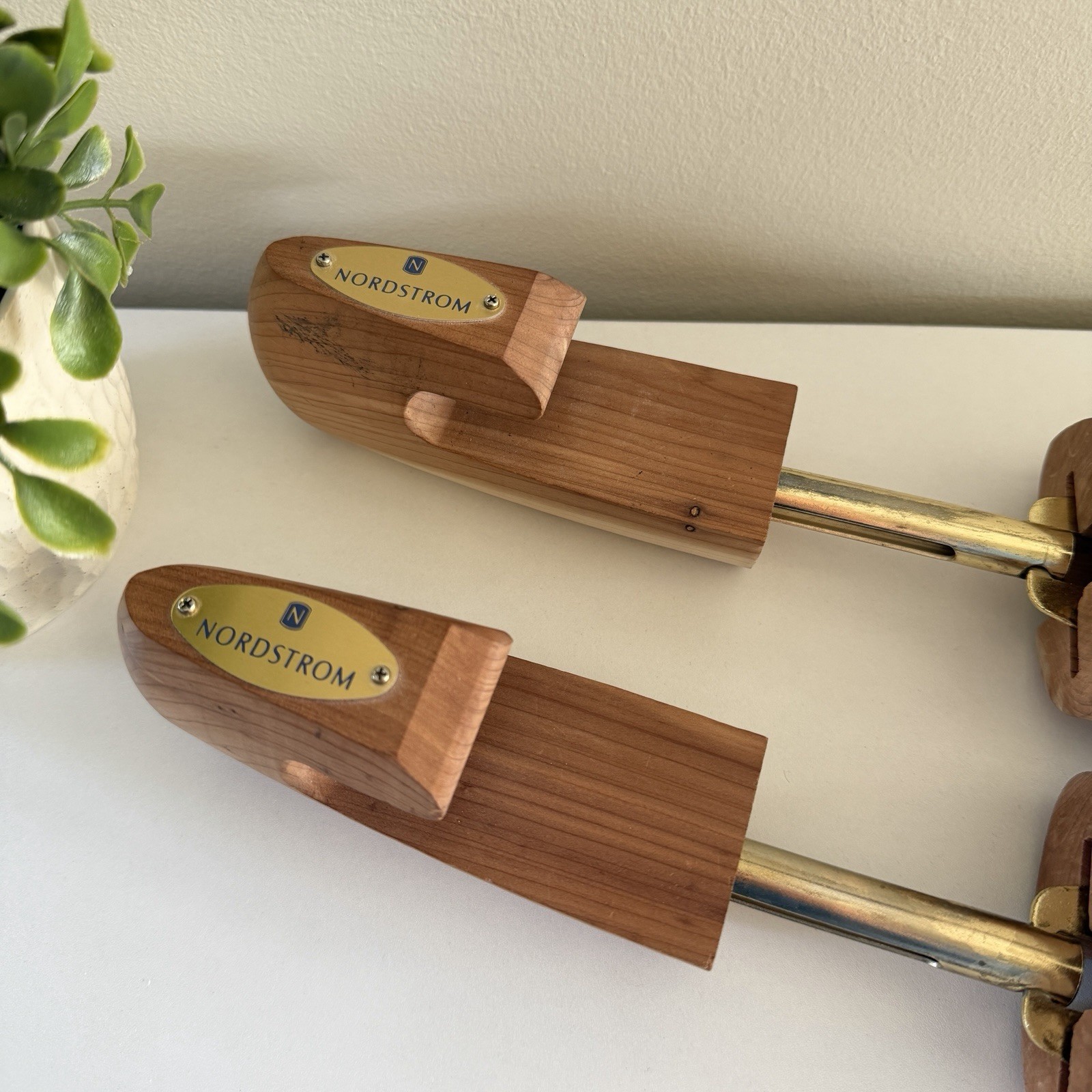 Men’s XL Cedar Shoe Trees Nordstrom Made in USA Wooden Shoe Stretchers Pair