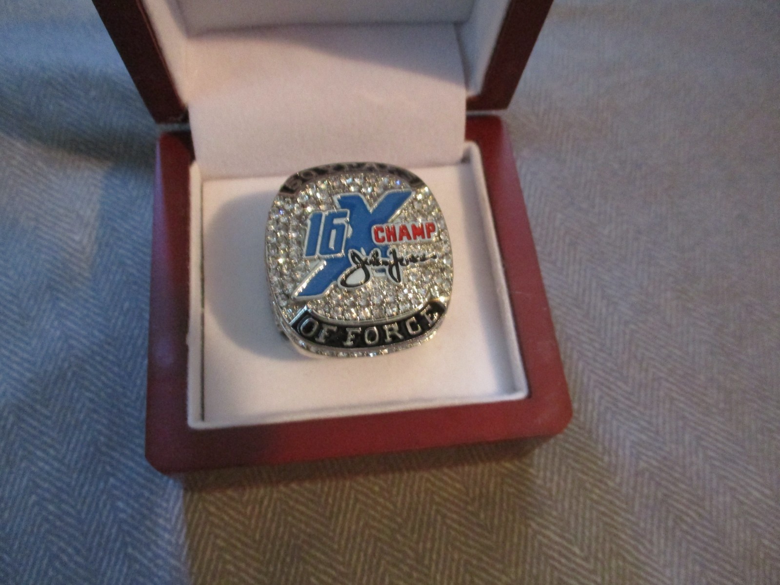 NEW 2026 50 YEARS OF JOHN FORCE 16 TIME WORLD CHAMPION COLLECTIBLE RING