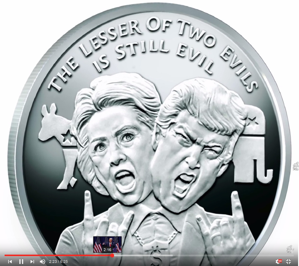 2016 1OZ Hidden Evil Proof Silver Shield - .RARE - 575 Minted Dbl. Obverse AG