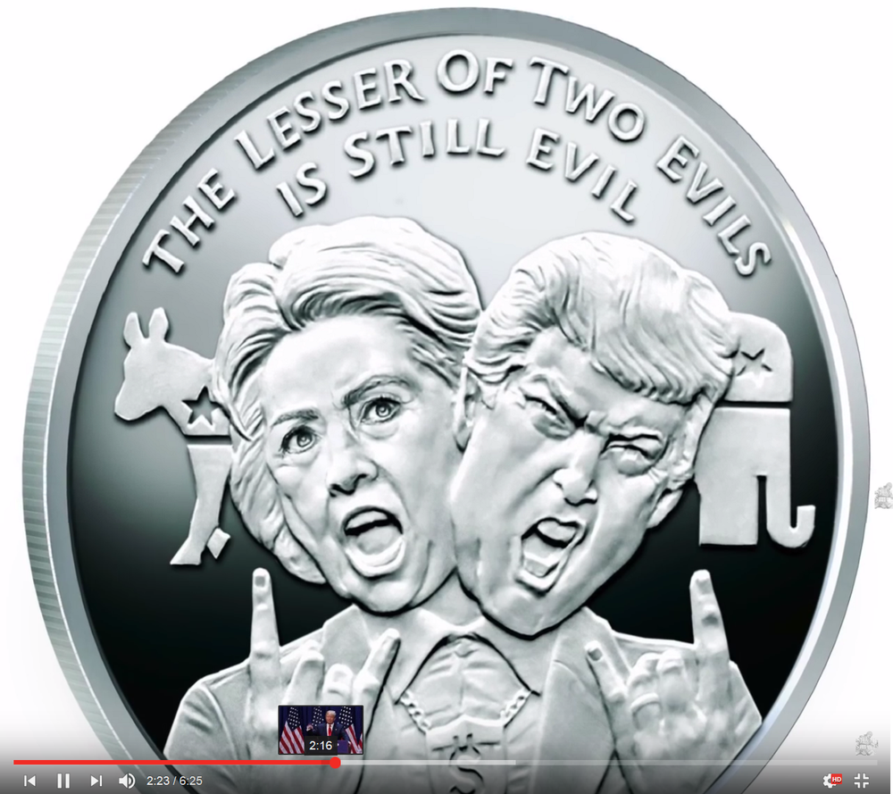 2016 1OZ Hidden Evil Proof Silver Shield - .RARE - 575 Minted Dbl. Obverse AG