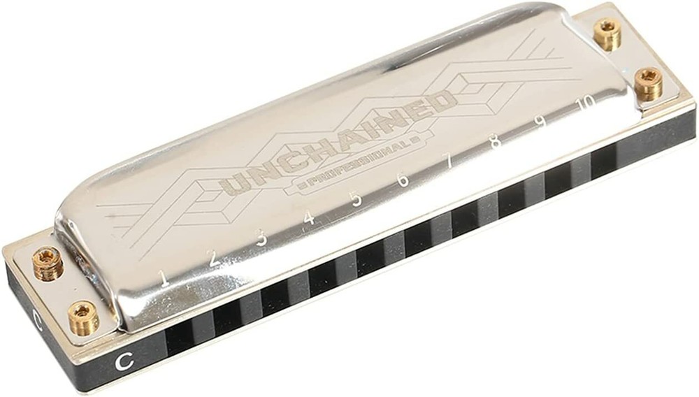 EASTTOP Diatonic Harmonica Blues Harmonic Unchained 10holes Harmonica Gift