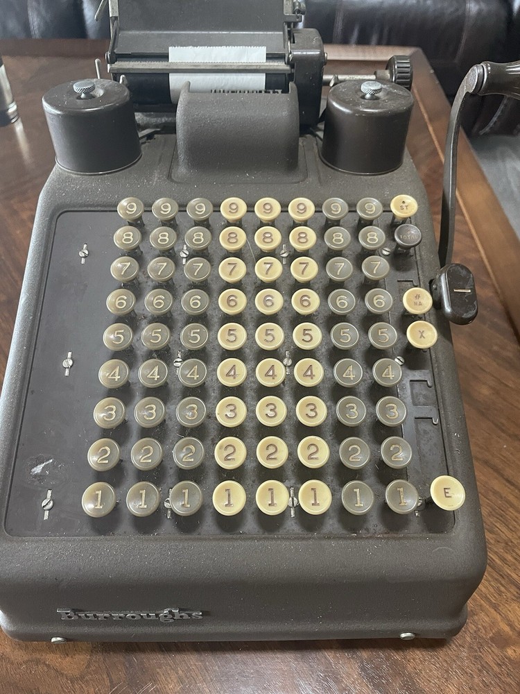 Antique Burroughs Portable Adding Machine