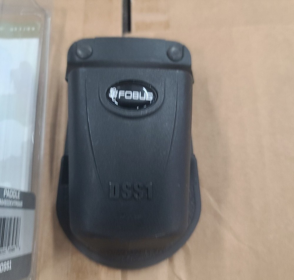 FOBUS Paddle Single Stack Magazine Pouch 9mm & .40 single Magazines, Ambi (DSS1)